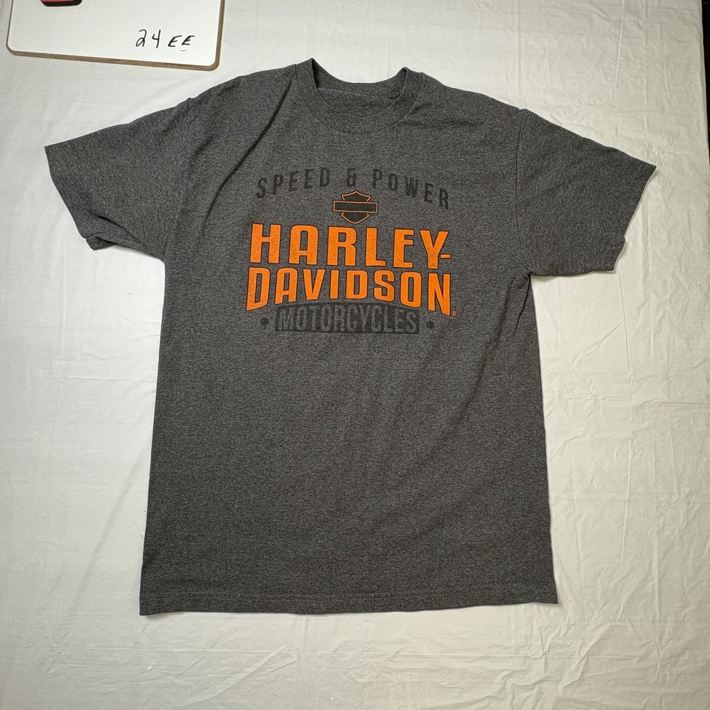 Mens Harley Davidson ‎ gray short sleeve graphic tshirt, Pikeville Kentucky
